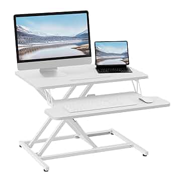 ERGOMAKER スタンディングデスク 卓上ガス圧昇降式 Amazon | ERGOMAKER スタンディングデスク 卓上 幅64CM 高さ調節